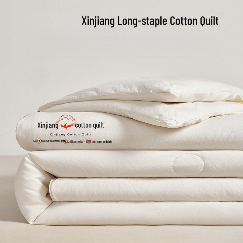 Xinjiang Cotton Lightweight Quilt for Summer, Spring, and Autumn - Ideal for Dorms and Air-Conditioned Rooms