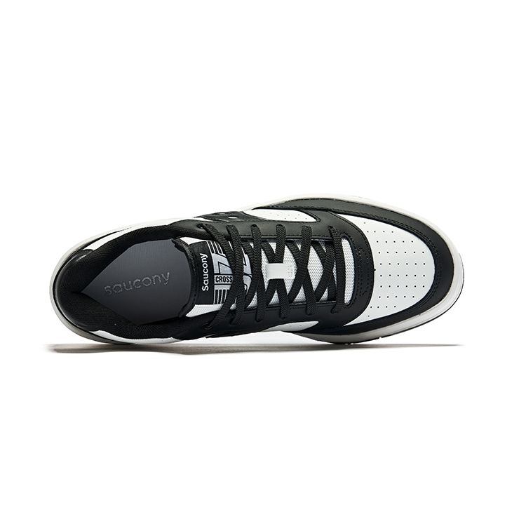 SAUCONY Cross Jz Comfortable Retro Cushioning Durable Low-Top Running Shoes Unisex Running Shoes Black White S79046-5