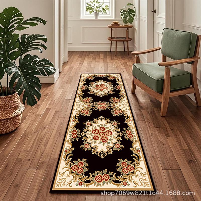 Moroccan Style  Corridor Hallway Long Rugs Home Decor Carpet for Living Room Hotel Aisle Runner Rug Kitchen Anti-slip Floor Mat
