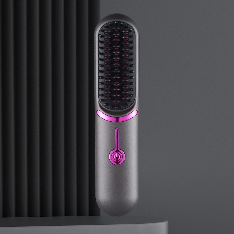 Hair Straightener and Curling Iron USB Rechargeable Styling Comb