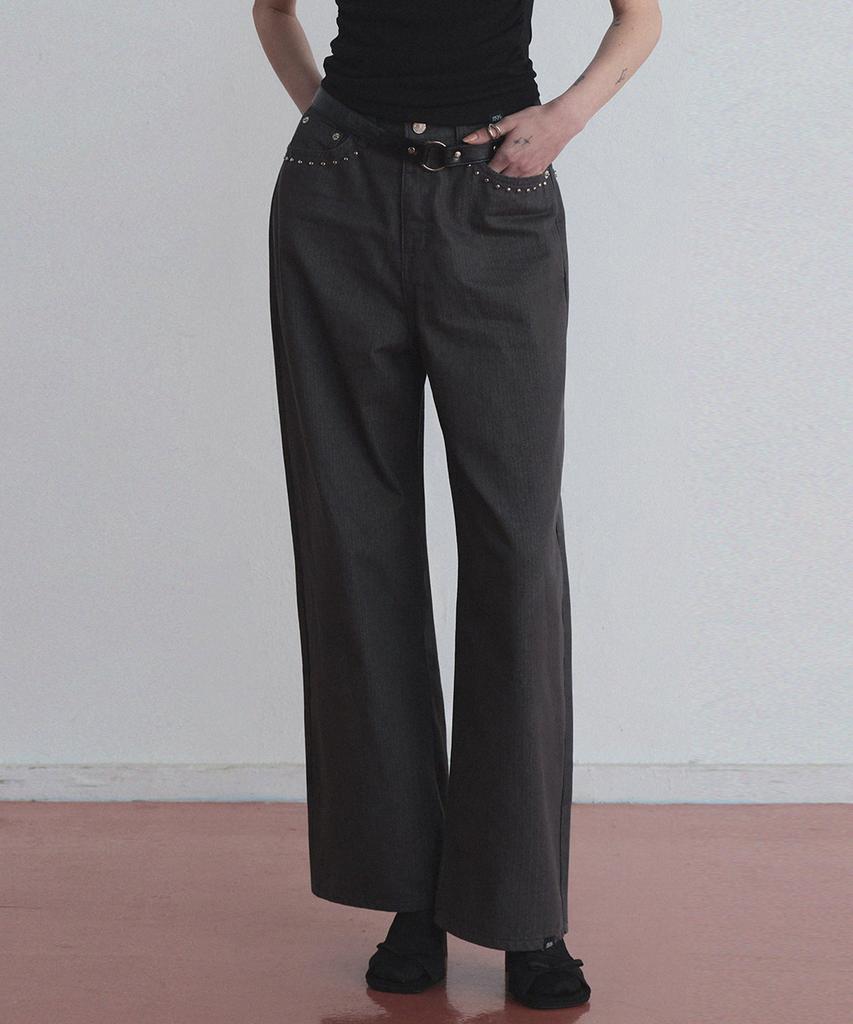 Geulouhaideu Pony'S Studded Wide Pants
