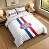 3-Piece Bed Sheet Set with Bayern Munich Design, 1 Flat Sheet and 2 Pillowcases for Bedroom