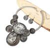 Crystal Gem Vintage Beads Necklaces Irregular Banquet Jewelry  Evening
