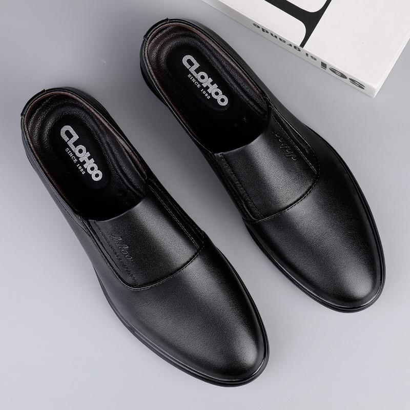 Fashion Genuine Leather Men Shoes Luxury Brand 2024 Classic Slip on Formal Loafers Men Moccasins Italian  Male Driving Shoes Retro Soft