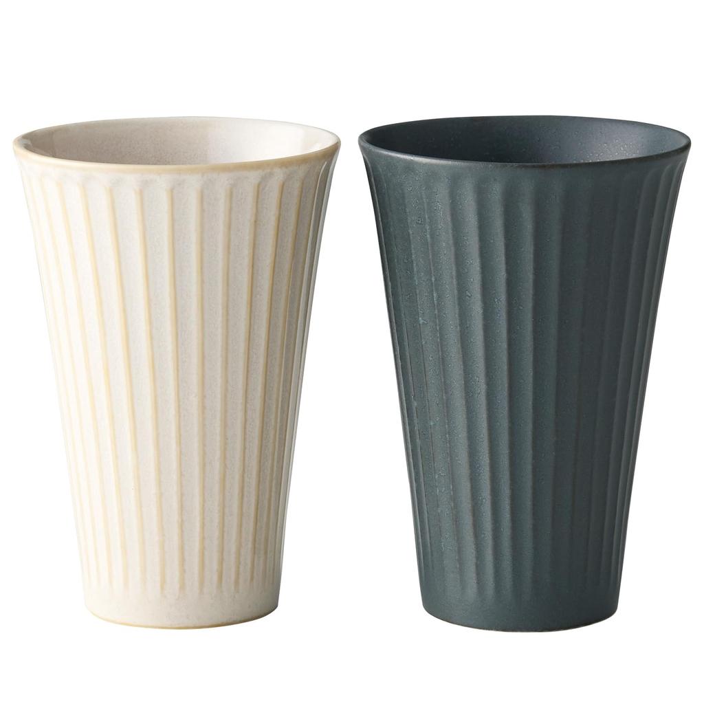 Dolce Duo Pair of Cup Set Tumblers and 2 Made In Mino Tumblers, (2 Cups), Gift, Japan, Ware, LC-1779