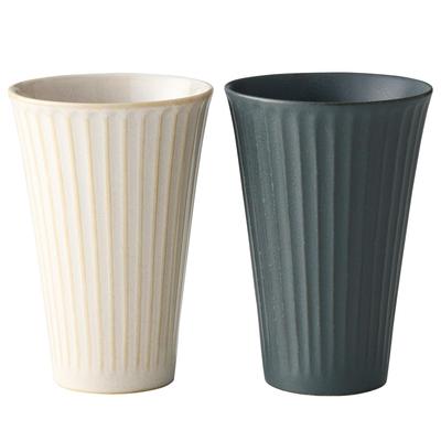 Dolce Duo Pair of Cup Set Tumblers and 2 Made In Mino Tumblers, (2 Cups), Gift, Japan, Ware, LC-1779
