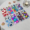 Y2K POP-Heart Phone Case For iPhone 17,16,15,14,13,12,Pro MAX Black Matte Shockproof Cover
