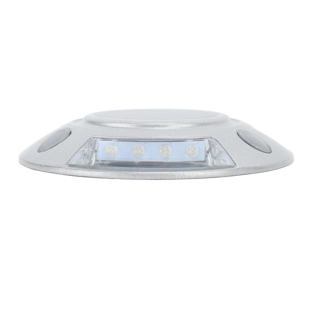 Solar Deckleuchten Einfahrt Steg Lichter 12 LED IP68 Wasserdicht Außen Warnung Stufenleuchten für Einfahrt Gehweg Garten