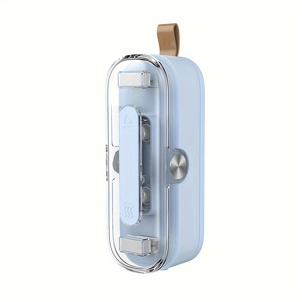 Compact 2-in-1 Mini Bag Sealer & Cutter-Portable Heat Vacuum Sealer for Plastic Bags, Ideal for Food Storage,Snacks, Cookies-Black,Kitchen Essential