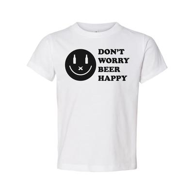 Don't Worry Beer Happy Graphic Tee For Unisex Wear Comfortable Short Sleeve Shir