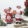 Christmas Dining Table Decorations Exquisite Mrs. Claus Design Christmas Sculptures Christmas Doll Christmas Atmosphere 32x17x9cm