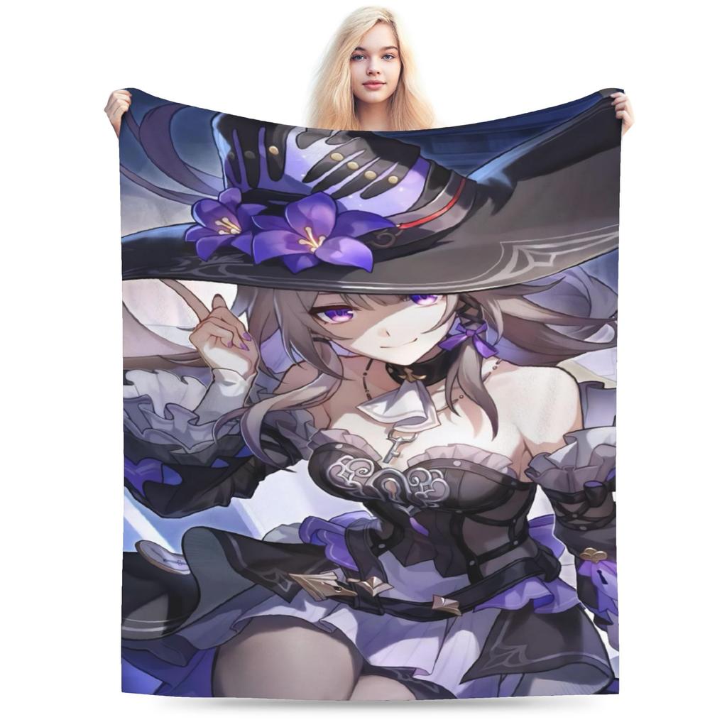 Honkai Star Rail Blankets Super Soft Coral Fleece Plush Comfort Gifts Throw Blankets Bedspreads