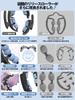 Wolfyok Fitness Massage Roller Handle Full Body Opening and Closing Ring Massager for Muscle and Cellulite Handheld Clamp Type [Removable & Release]