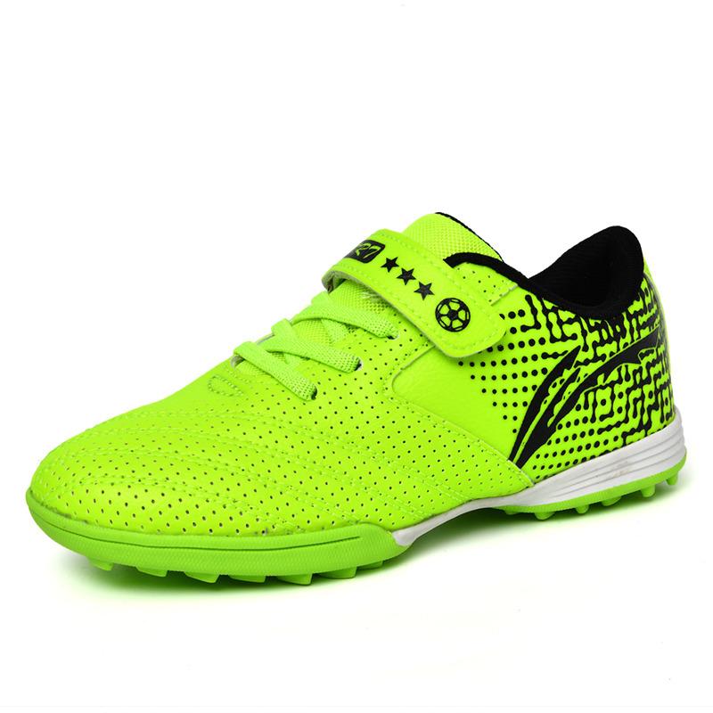 Summer Children Soccer Shoes Boys Non-slip Students Training Boots Turf Football Shoes For Kids Artificial Grass Futsal Sneaker