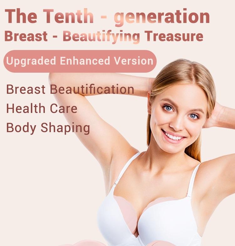 Smart Chest Massager & Enhancer for Breast , Care, and Shapin Red Light Therapy + Heat + Vibration for Firm & Plump Curves