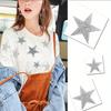Clothes Sequin Patches Star Rhinestone Patch Iron On Bling Embroidered Patch Thermo Stickers For Clothes DIY