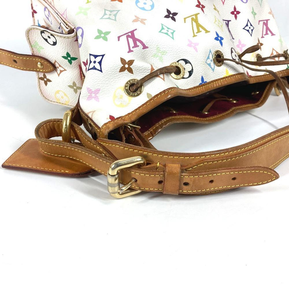Louis Vuitton  M42229 MonogramMulticolore Petit Noe Bag Drawstring Shoulder Bag