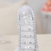 Sparkling Shoe Shape Jewelry Holder Stand with Multiple Storage Compartments Suitable for Earrings Rings and Necklaces