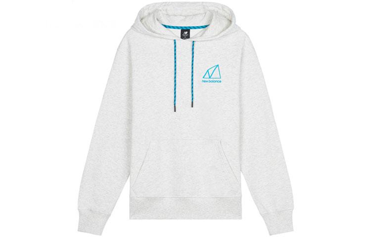 New Balance Sweatshirts Men s Light Gray Hooded Moderate Regular AMT11581-SAH XL