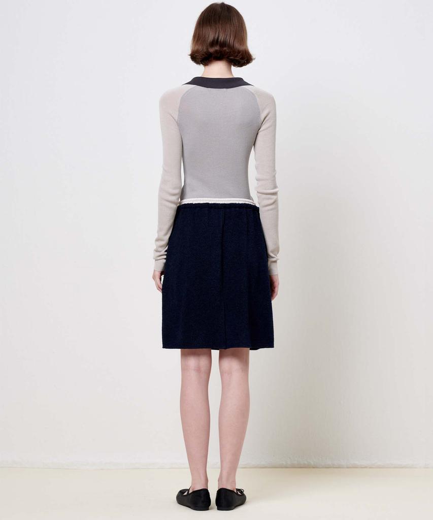 Plack Woman Somedays Two-Way Knit Skirt Navy