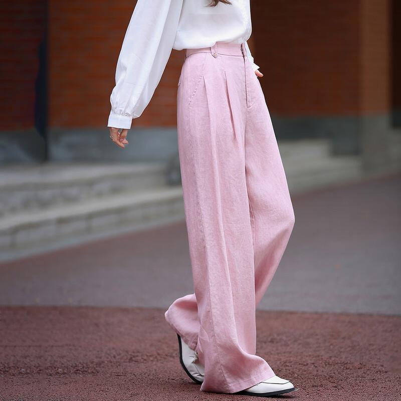 Женские свободные льняные брюки-клеш Demana XL