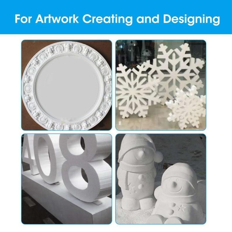 3 In 1 Electric Foam Cutting Machine Hot Wire Foam Cutting Kit 18W Heated Foam Cutter 100-240V UK Plug