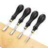 1pc multi size leather edge cutting tool, thinning knife, wooden edge cutting shovel for DIY handmade leather edge cutting tool
