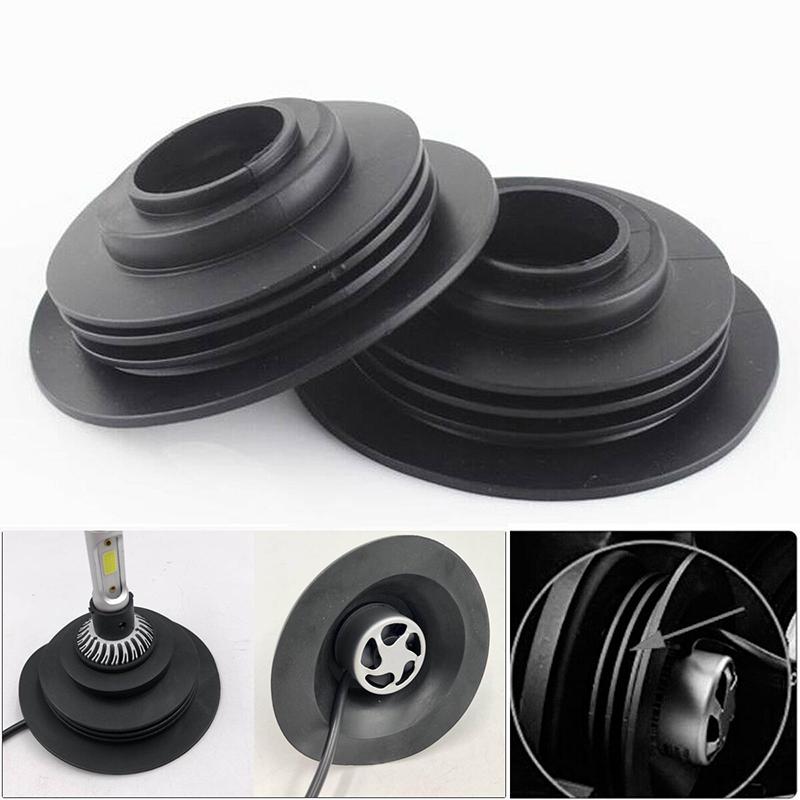 LED-Scheinwerfer Gummi-Staubkappe Auto Motorrad Scheinwerferbirne Wasserdichte Dichtkappe für H1 H3 H4 H7 H8 H9 H11 H7 LED-Scheinwerfer
