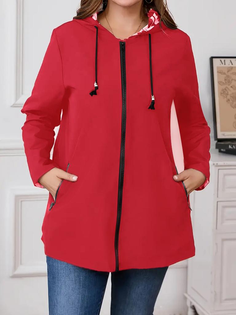 2025 Amazon Popular Windbreaker Zipper Hooded Lightweight Outdoor Windbreaker Thin Outdoor Jacket Women