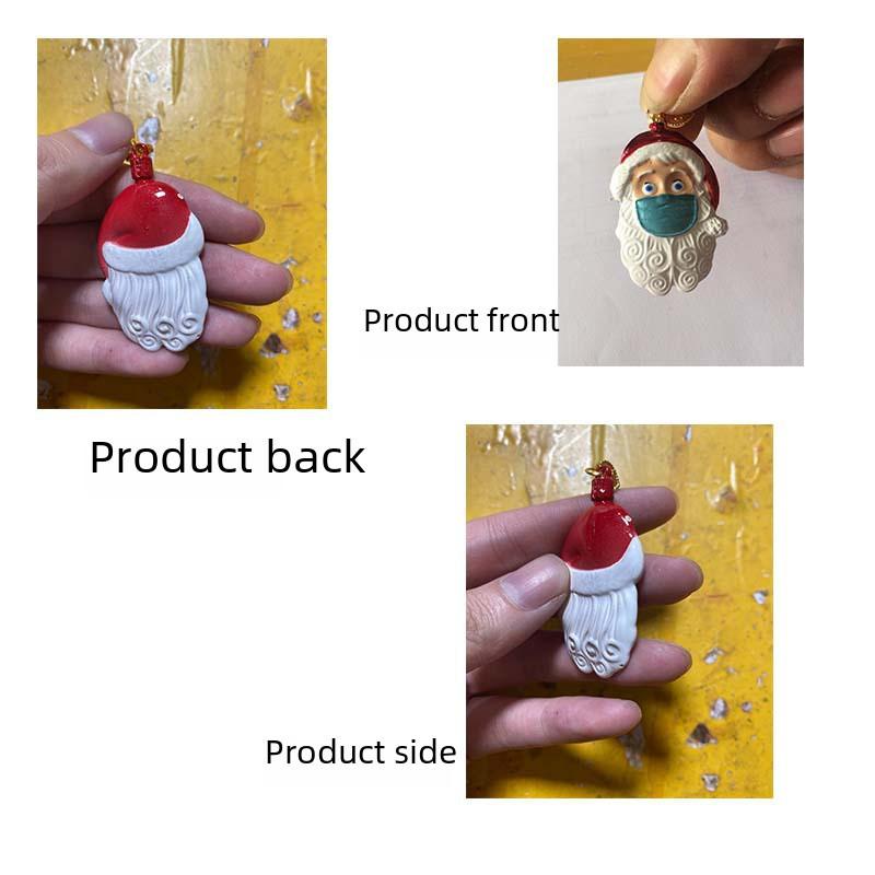 Christmas Beautiful Ornaments With Diverse Santa Faces For Inclusive Holiday Decor