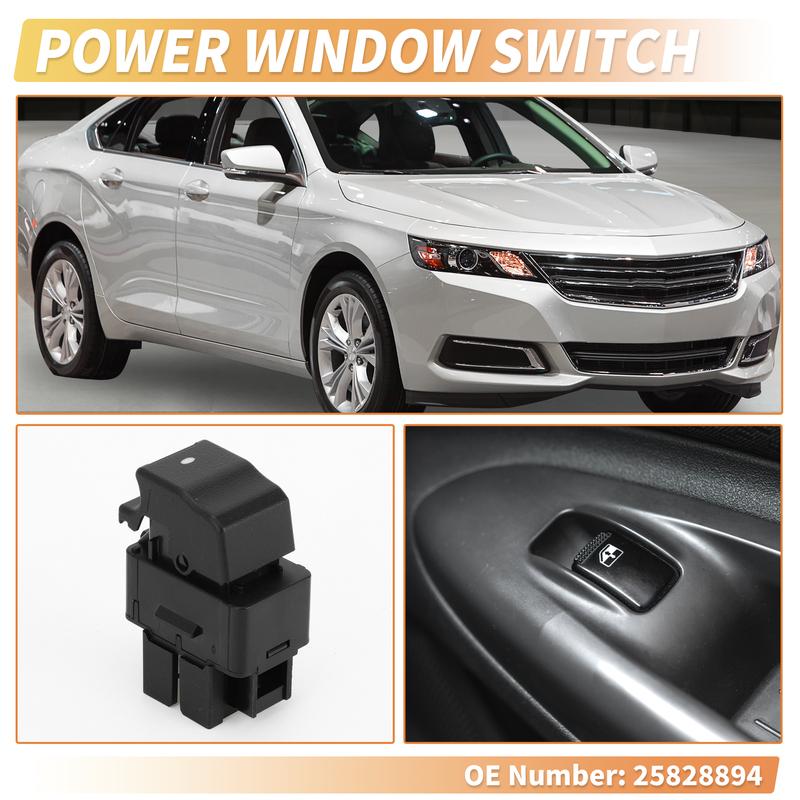 X Autohaux Front Right Power Window Switch for Chevrolet Impala 2009-2013 No.25828894 new