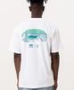 Broister Mountains Of Korea Series Graphic Short Sleeve Round Neck T-Shirt Mount Baekdu White