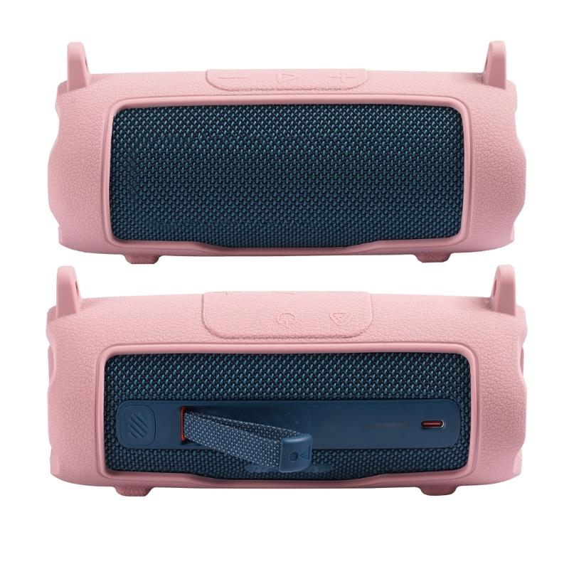 Durability Silicone Sleeve For Flip 7 Travel Speaker Shoulder Pouch Providing Full Protections And Convenient Access