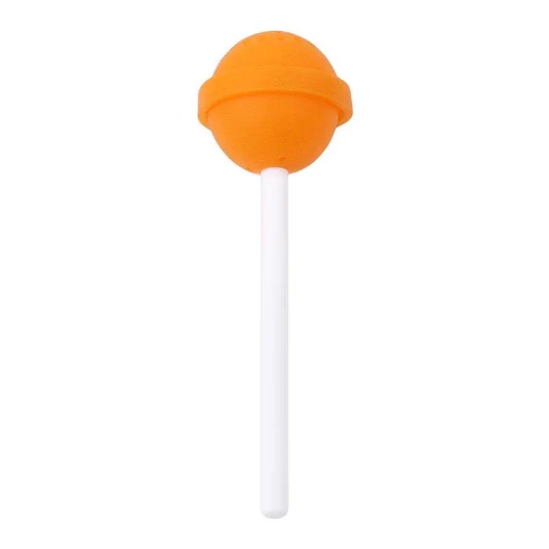Loose Leaf Tea Accessories, Candy Colors, Mug Strainer, Cup Steeper, Silicone Sweet Tea Infuser, Lollipop Candy, 1Pcs