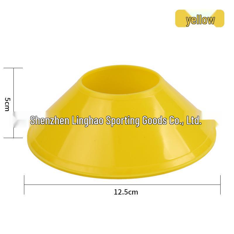 Mini Robuster Runder Logo Trainingskegel & Hindernismarkierer für Fußball