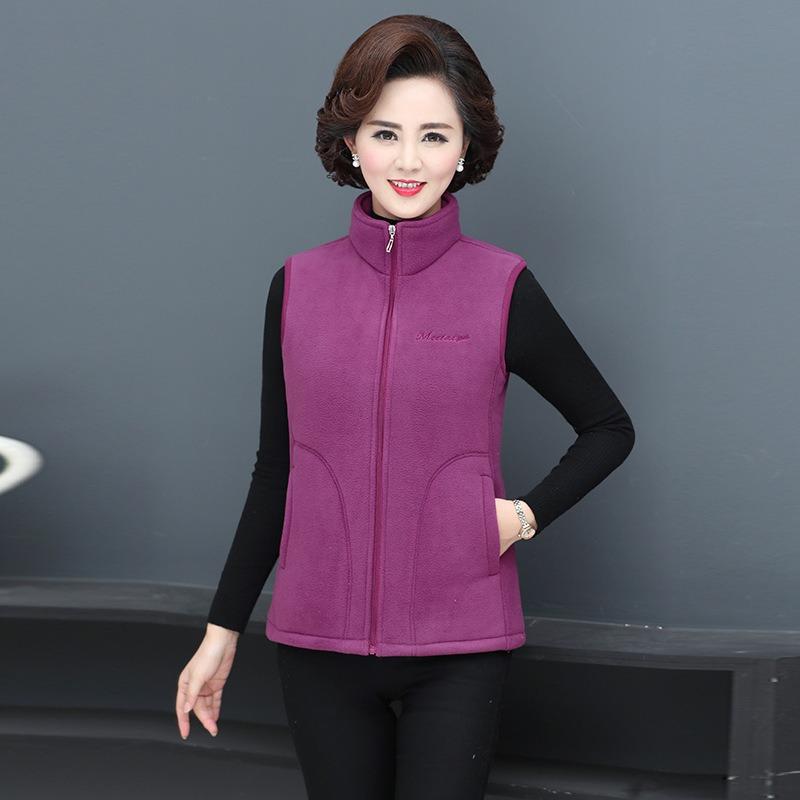 

Флисовый бархатный жилет зимний теплый жилет куртка женский верхний жилет утолщенный жилет 5XL