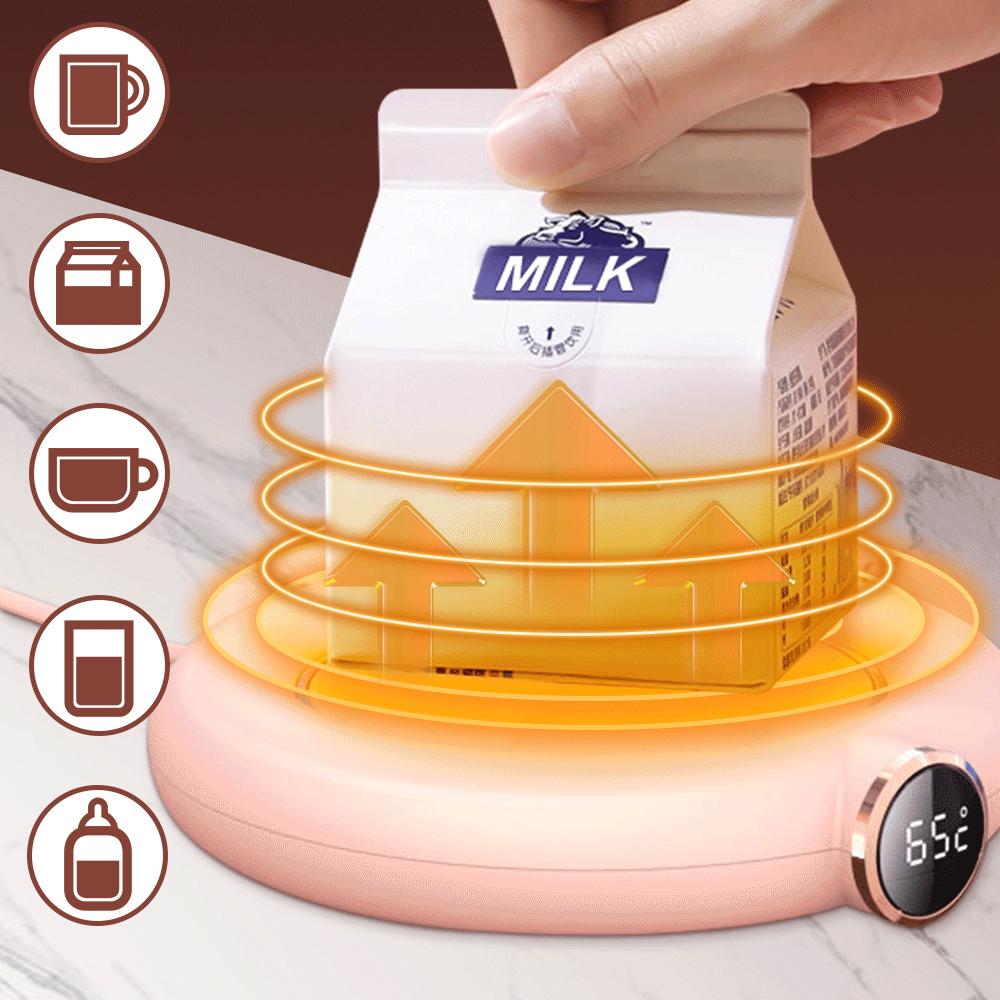 USB-Kaffeetassenwärmer für Tee, Milch, Wasser, Getränke, 3-Gang-LED-Anzeige, Heizkissen, elektrischer Getränkewärmer für den Einsatz im Home-Office-Schreibtisch