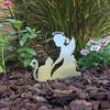 Pet Memorial Garden Stake Guardian Angel with Pet Garden Decor Outdoor Cat Dog Memorial Sign for Pet Owners Yard Art Decoration