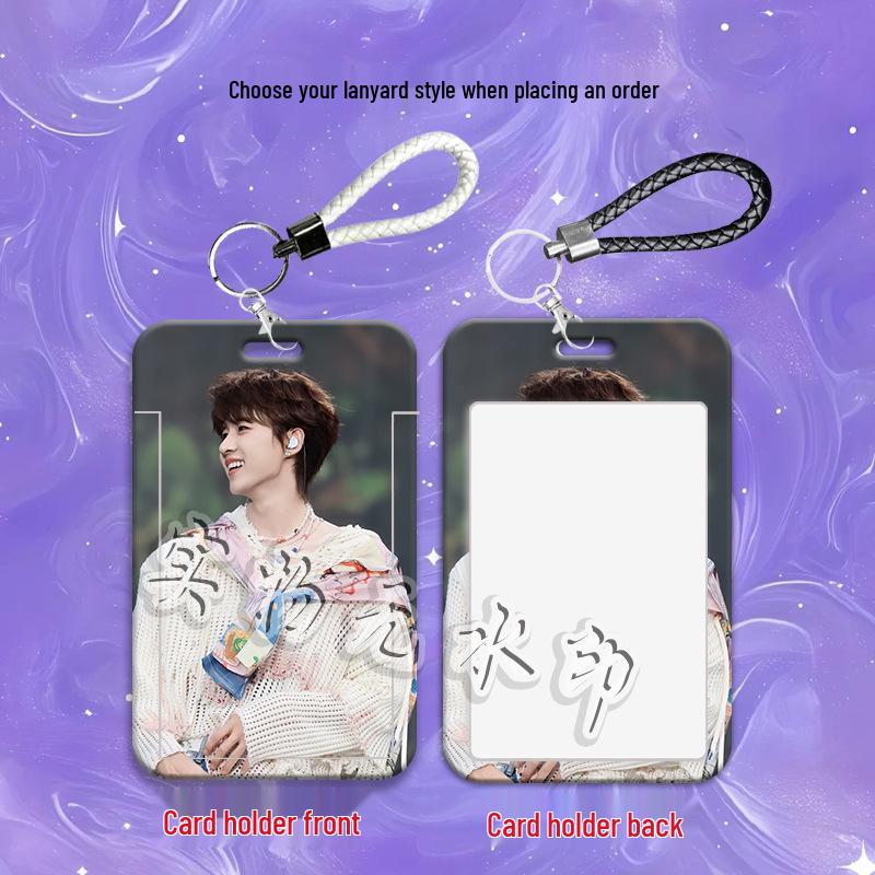 Zhuo Yuan Schiebe-Kartenhalter: Schützt Campus-, Essens-, Zugangs- und Buskarten mit Schlüsselband