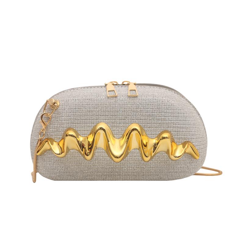 2026 Women's Personalized Wave Pattern Evening Crossbody Bag