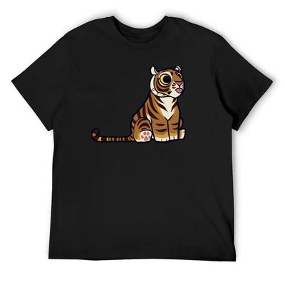 Chibikko Tiger III T-Shirt Baggy Shirts Shirts Grafik-T-Shirts Koreanische Mode Top Herren Vintage T-Shirts