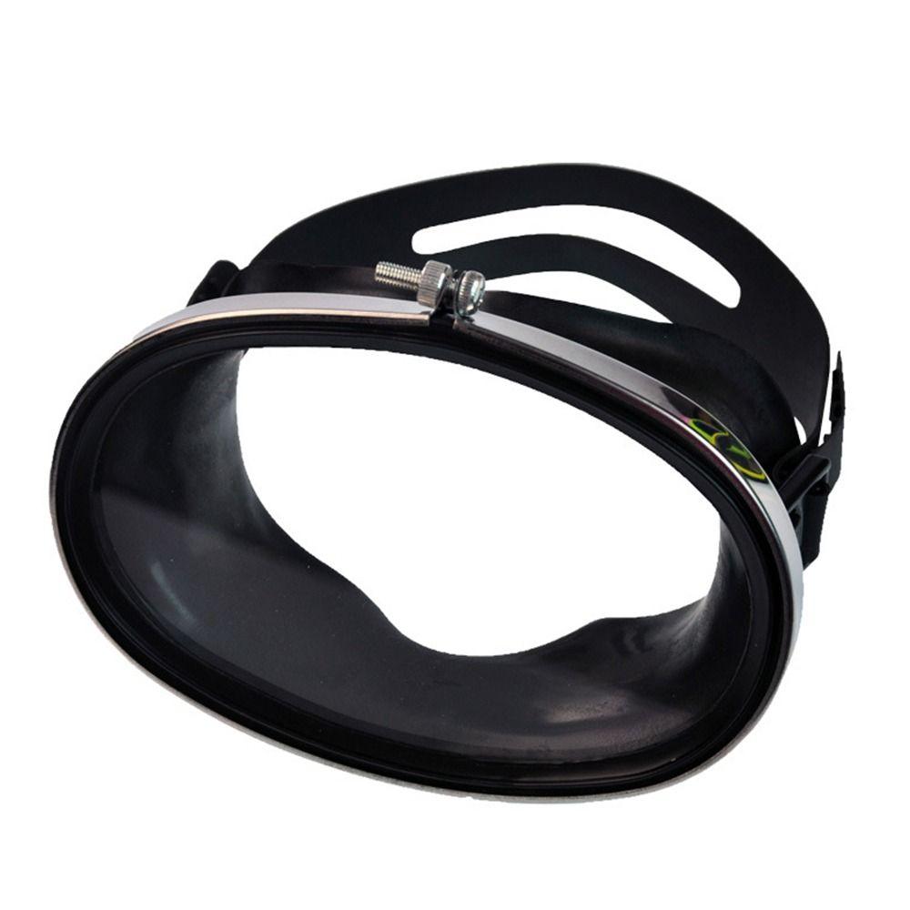 Oval Diving Mask Tempered Glass Lens Spearfishing Mask Summer Scuba Goggles
