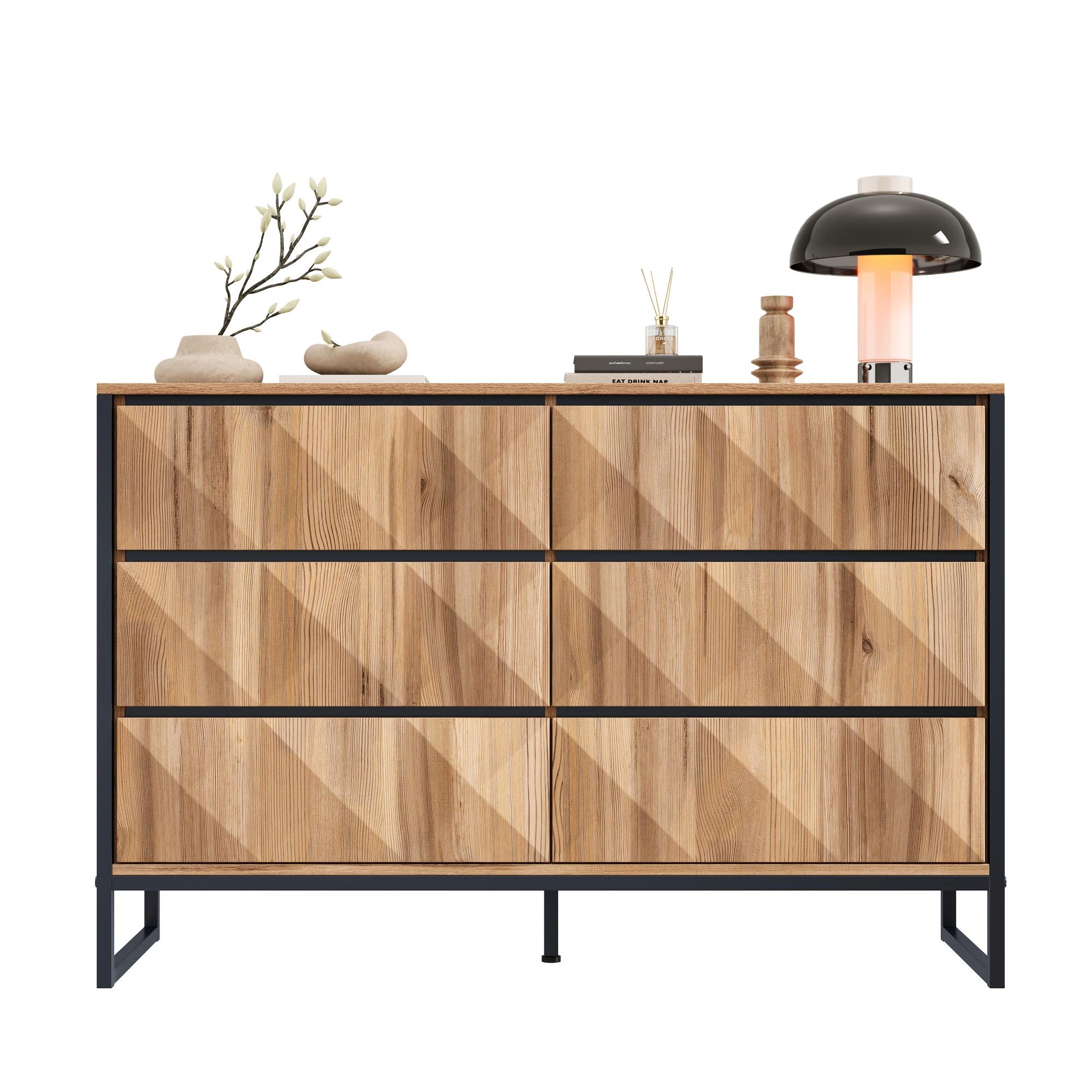 The sideboard and the chest of