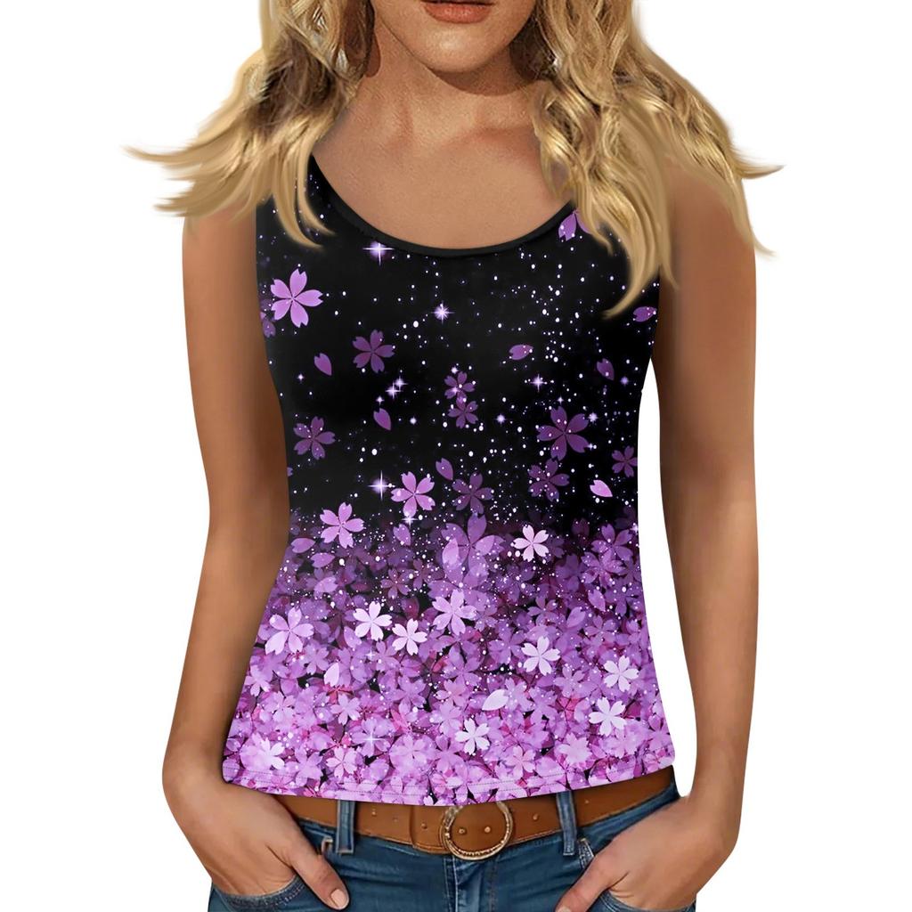 Women's Low-necked Sleeveless Vest U-neck T-shirt Suspenders