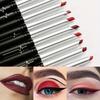 17-Color Set Lip Liner Pencil -Velvety Texture, 24-Hour Long-Wear, Waterproof & Smudge-Resistant, Can Use For Lip & Eyes