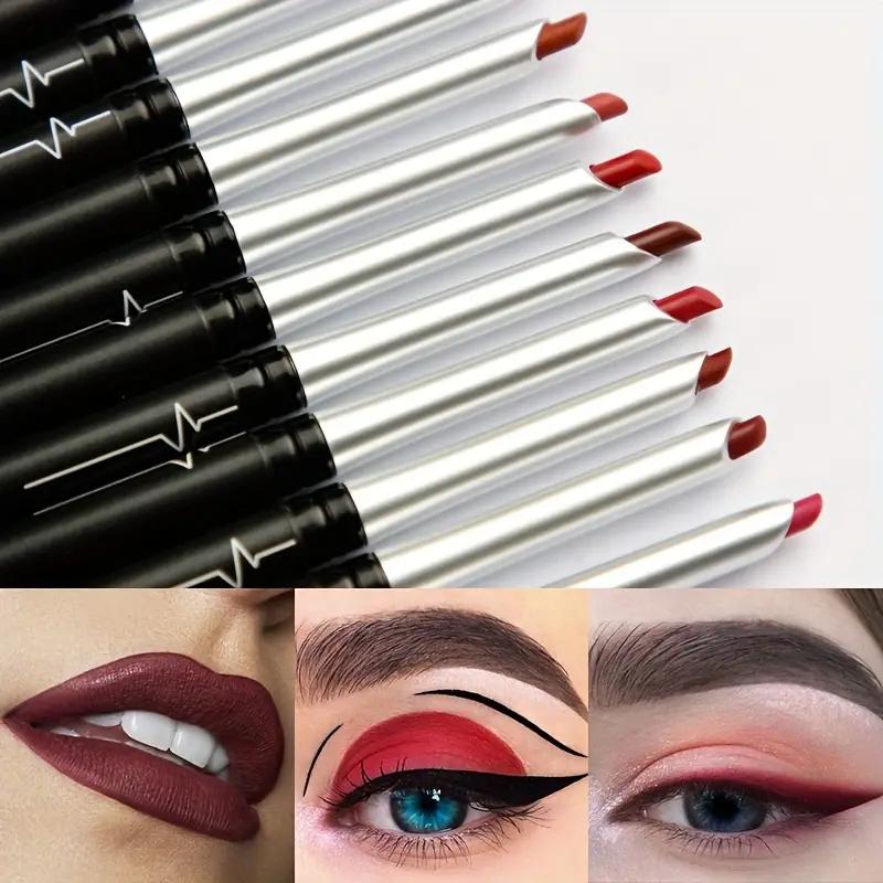 17-Color Set Lip Liner Pencil -Velvety Texture, 24-Hour Long-Wear, Waterproof & Smudge-Resistant, Can Use For Lip & Eyes