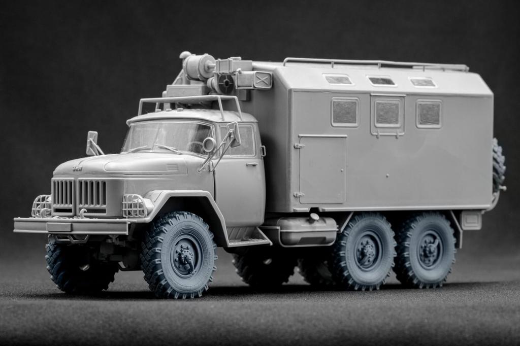 Truck Wheel Set Plastic Model Parts SCXWM35017S Scale-X 1/35 ZiL-131 Weight-Deforming (7 pieces) (for ICM) (Military Vehicle)