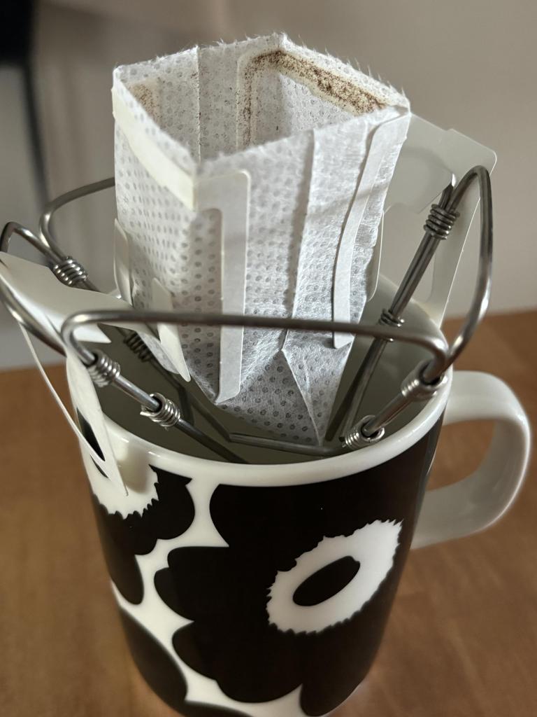 KALUGII Coffee Dripper Outdoor Lightweight 15g Titanium For Cups 2 Seconds Assembly Climbing UL Gear Camping Made in Japan Compact [Patent Pending]