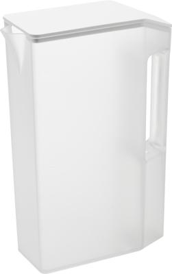 Yamazaki Schlanke Wasserflasche mit Griff 2L Weiß x x Tower Passt in Türfach Gersten-Teekanne 1816 B8.1 T19.7 H27.5cm