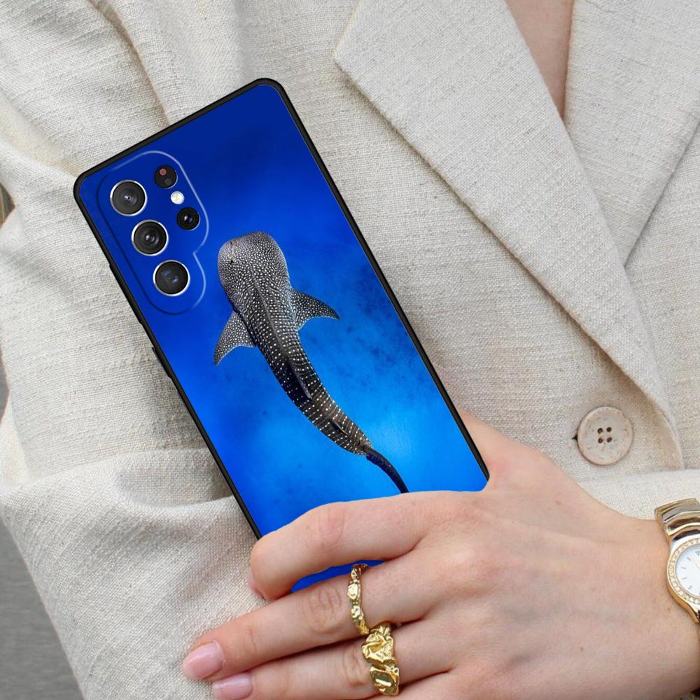 Ocean Whale Shark Animal Cell Phone Case for Samsung Galaxy S26 Ultra S25 S24 S23 S22 S21 S20 Note10 Cover